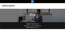 Tablet Screenshot of jameslepore.com